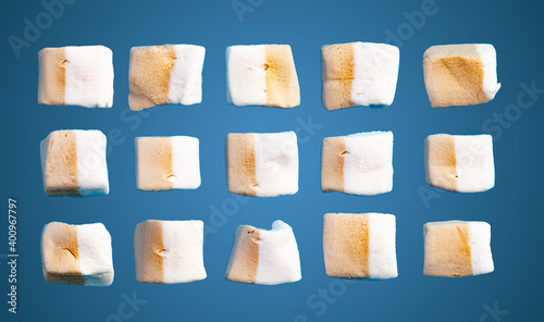 Colored marshmallows  photo