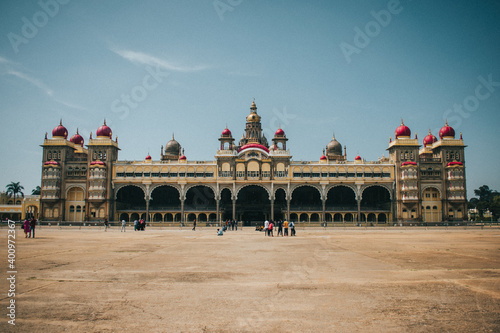Photography Dramatic Photo of Mysore Palace