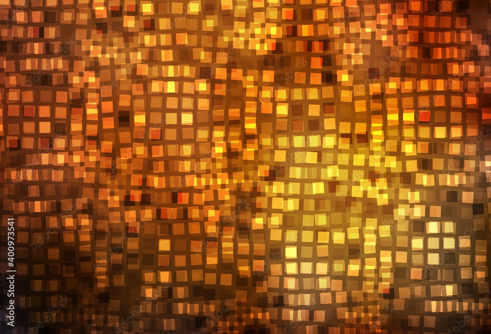 Dark Orange vector pattern in square style. Dark Orange vector pattern in square style.