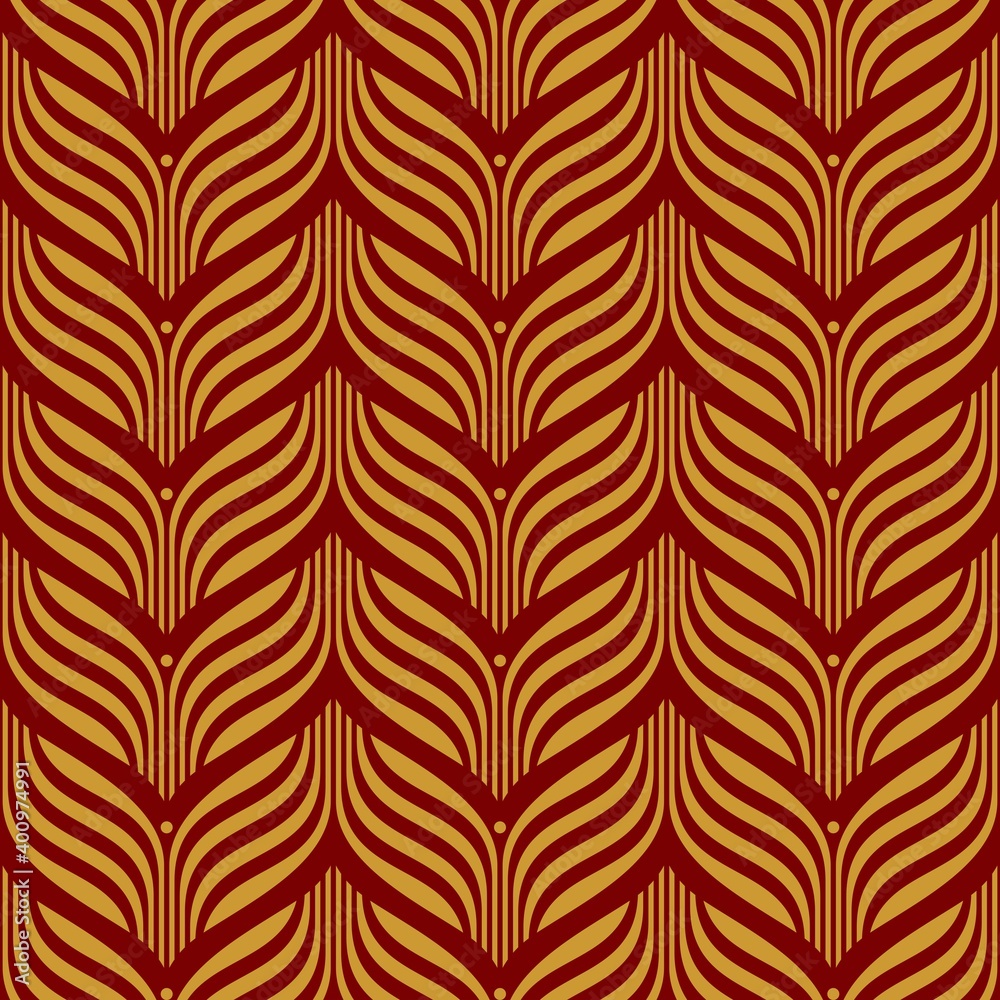 twisted flat seamless ornament
