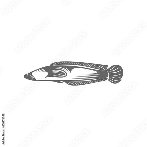 Fish Cork logo vector, Creative Fish Cork logo design concepts template, icon symbol, illustration
