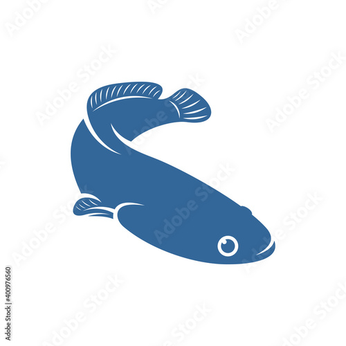 Fish Cork logo vector, Creative Fish Cork logo design concepts template, icon symbol, illustration