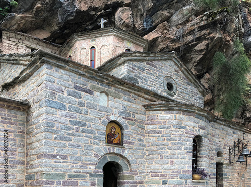 Proussos monastery near Karpenisi town in Evrytania, Greece