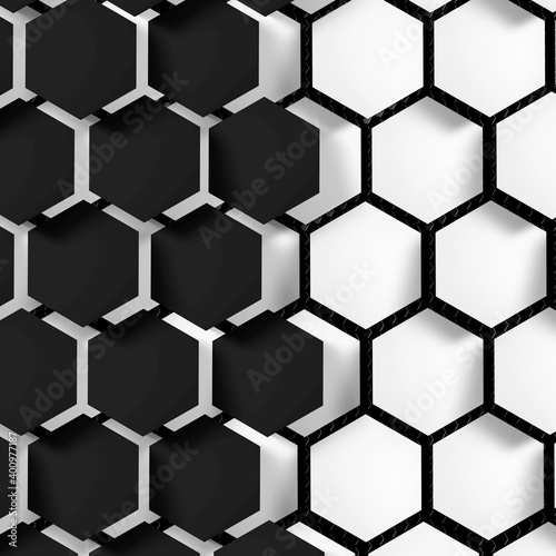 Fototapeta Naklejka Na Ścianę i Meble -  abstract hexagon pattern background