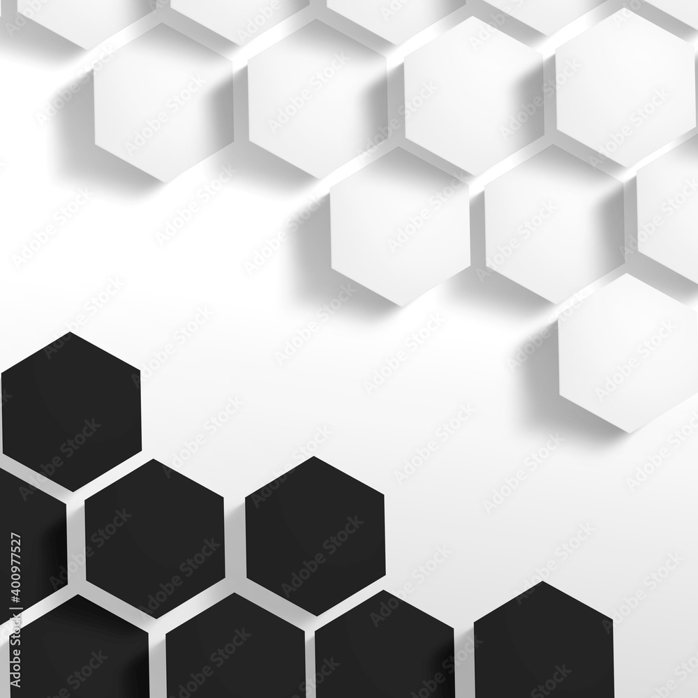 abstract hexagon pattern background