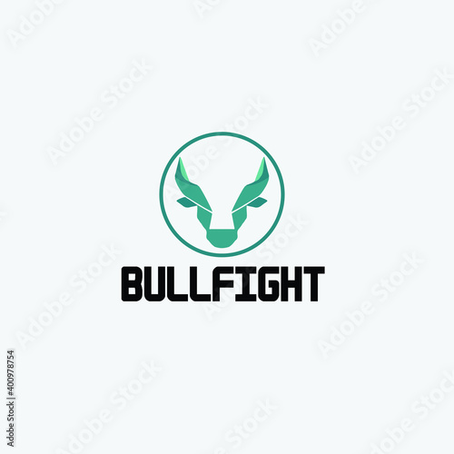creative bullfight logo design for a company