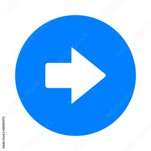 Free Download Pfeil nach rechts und Kreis - GFXLoad