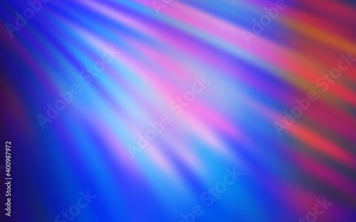 Light Blue, Red vector texture with colored lines. Lines on blurred abstract background with gradient. Pattern for ads, posters, banners.