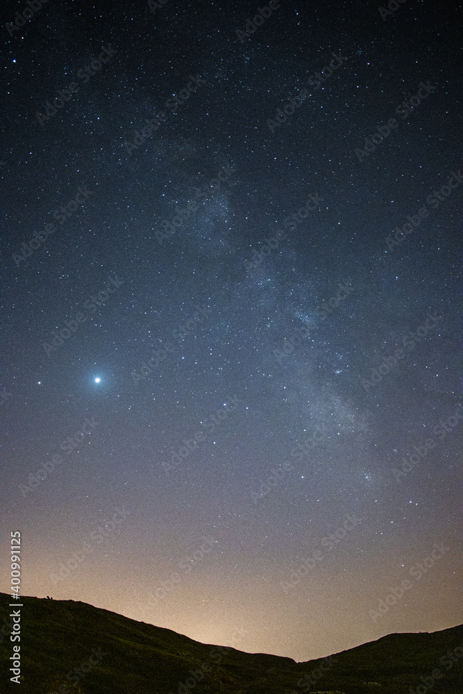 sky with milky way from Lebanon