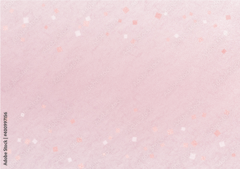 金箔を散りばめた和紙風 背景素材 桜色 Stock Illustration Adobe Stock