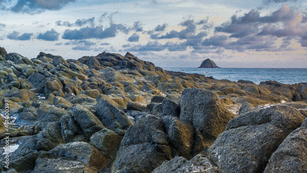 rocks on the beach