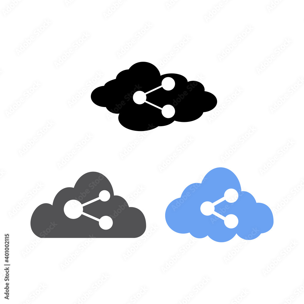 share icon design vector template share icon design vector template