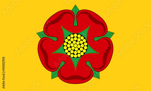 Flag of Lancashire