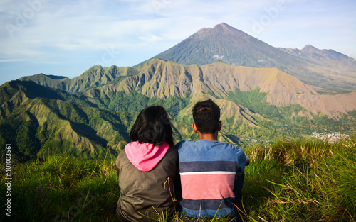 couple in the mountains