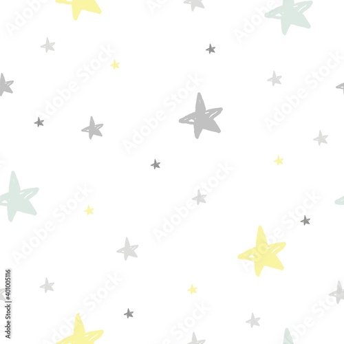 Cute abstract pattern  in scandinavian style. Boho vector ppattern for baby  