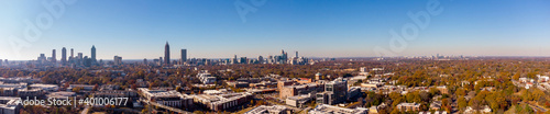Aerial panorama Atlanta Georgia USA