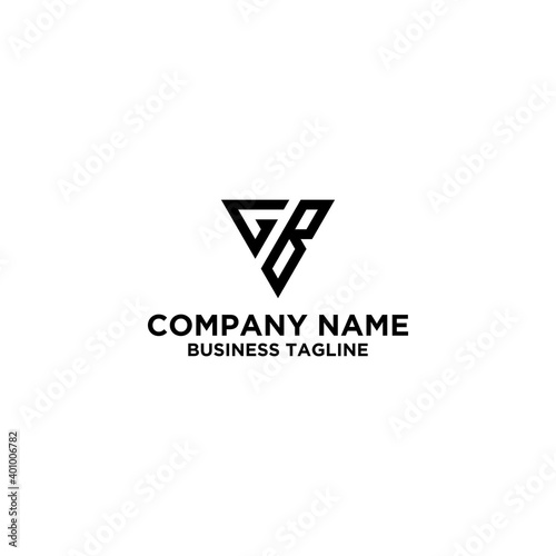 Free Download GB initials triangle vector logo designs - GFXLoad