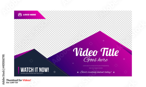 Editable Gradient Thumbnail Design for social media Channel Text Effect Editable Premium Vector, Customizable Thumbnails banner art video thumbnails fully editable text