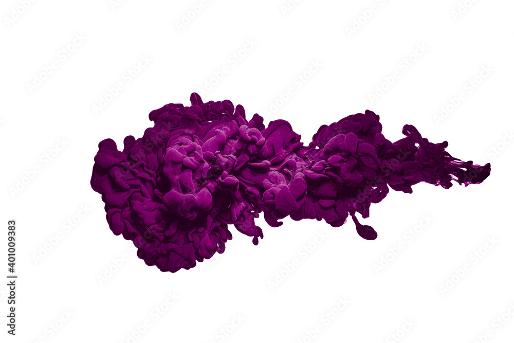 Abstract purple paint splash splash cloud isolated on white background. Abstract purple paint splash splash cloud isolated on white background.