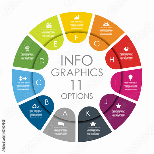 Infographic design template with place for your data. Vector illustration.