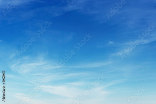 Fototapeta Naklejka Na Ścianę i Meble -  The sky is blue with clouds, beautiful by nature.