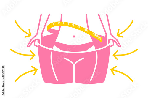 skinny woman thighs putting big plus-size pants