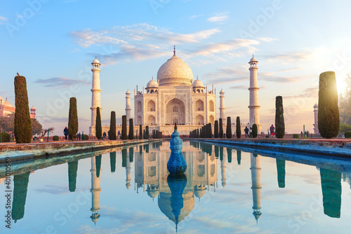 Taj Mahal complex in Agra, Uttar Pradesh, India