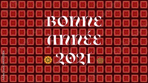 Décorations carte de vœux