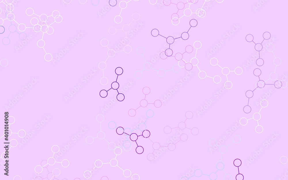 Light Pink, Blue vector texture with artificial intelligence concept. Light Pink, Blue vector texture with artificial intelligence concept.