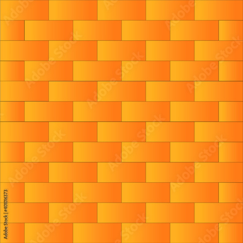 orange brick wall