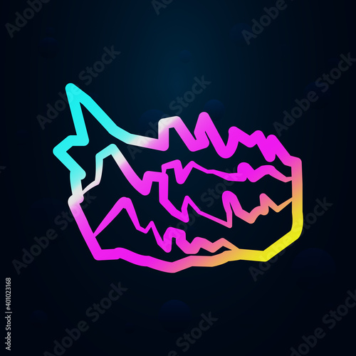 Magnesium nolan icon. Simple thin line, outline vector of raw matterial icons for ui and ux, website or mobile application
