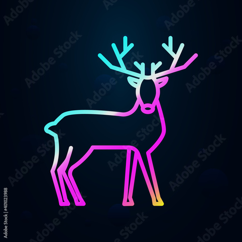 Russian, culture, doe, deer nolan icon. Simple thin line, outline vector of russia icons for ui and ux, website or mobile application