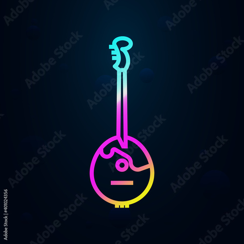 Russian, culture, domra nolan icon. Simple thin line, outline vector of russia icons for ui and ux, website or mobile application
