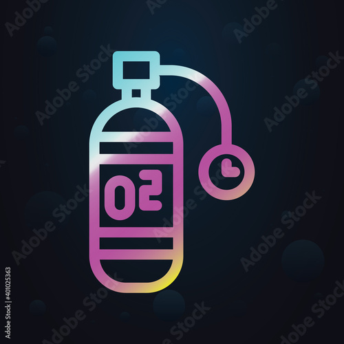 Oxygen nolan icon. Simple thin line, outline vector of seaside icons for ui and ux, website or mobile application