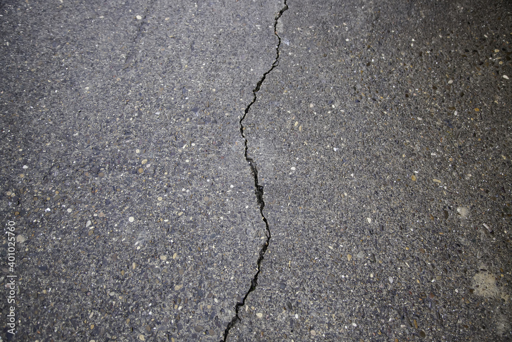 Obraz premium Broken street floor