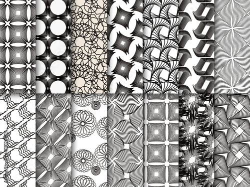 Patrones blanco y negro
