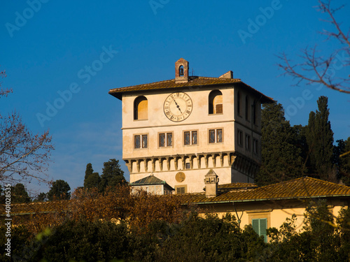 Italia, Toscana, Firenze, comune di Sesto Fiorentino, paese di Castello. Villa della Petraia