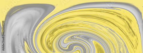 Panorama blurred trendy yellow  background.