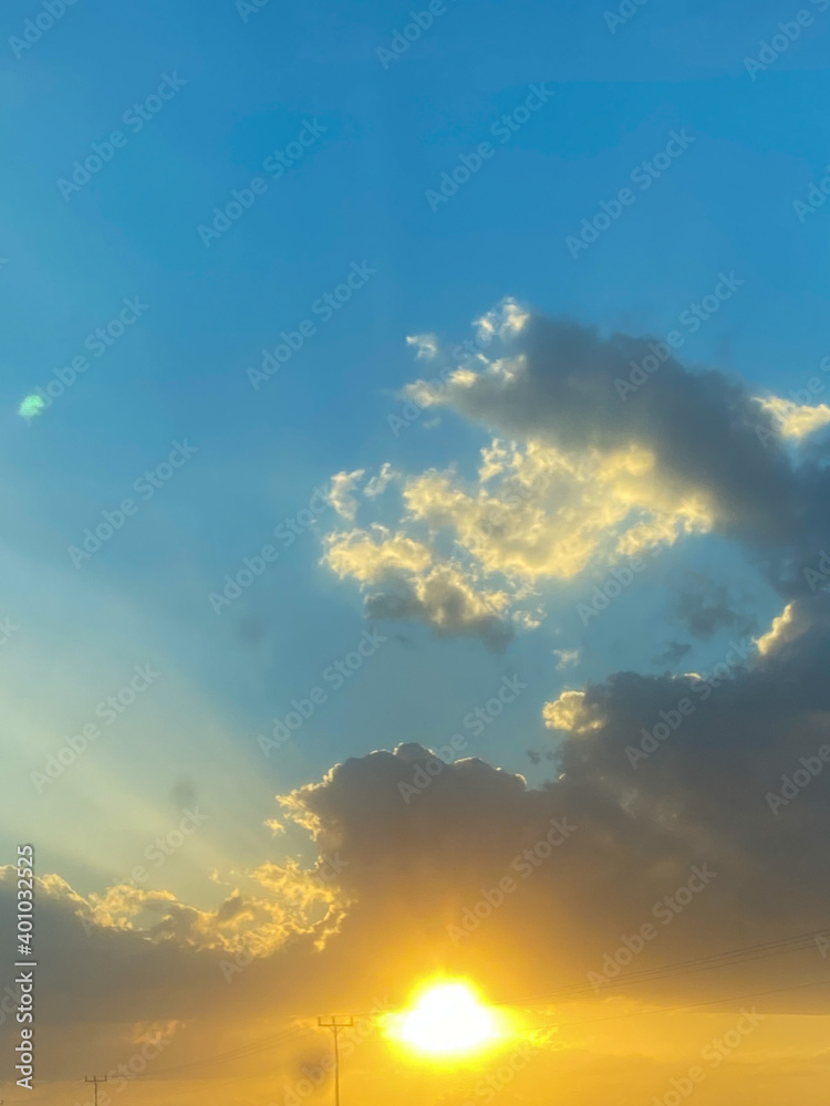 Obraz premium sunset in the sky