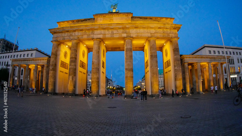 Brandenburger Tor in der Nacht