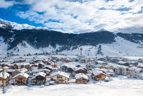 Beautiful winter landscape of the Dolomites mountains in northeastern Italy © Myroslava