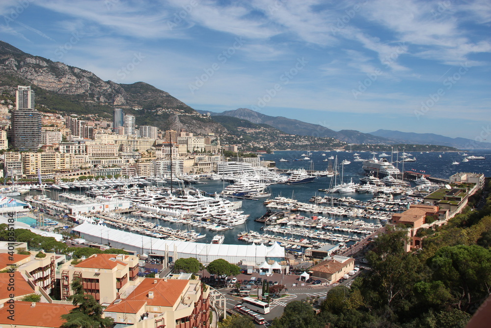 view of the Monaco city