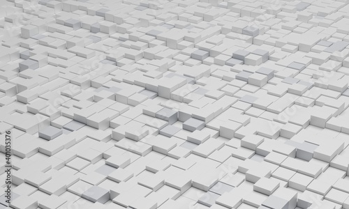 Square block structure background