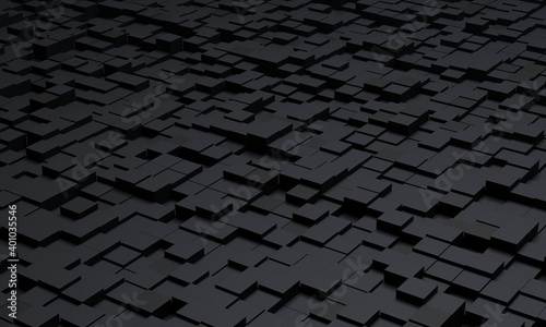 Square block structure background