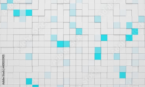 Square block structure background