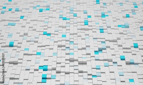 Square block structure background