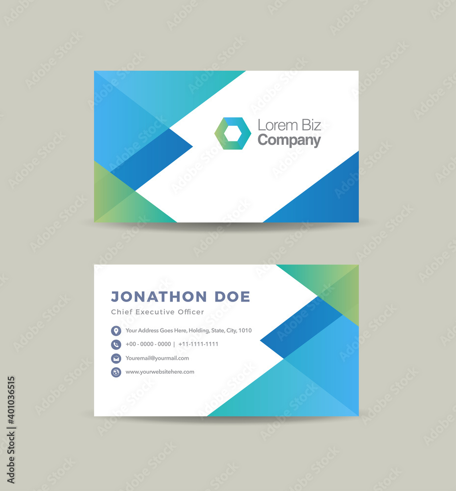 Corporate Business Card Design or Visiting Card And Personal Business Card 