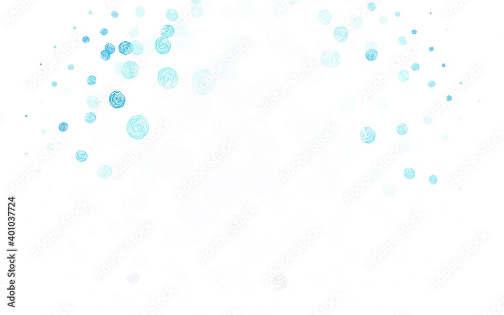Light BLUE vector abstract backdrop with roses. Light BLUE vector abstract backdrop with roses.