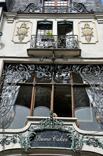 Rouen; France - september 21 2019 : old city centre photo