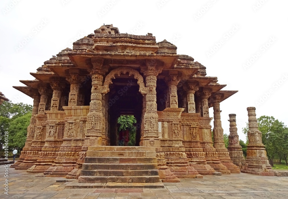 Modhera, the majestuous Sun Temple of Gujarat,india Modhera, the majestuous Sun Temple of Gujarat,india